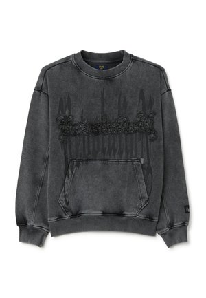 REGULAR FIT  - Sweatshirt - grey black