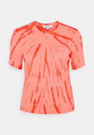 EVIE - Print T-shirt - coral