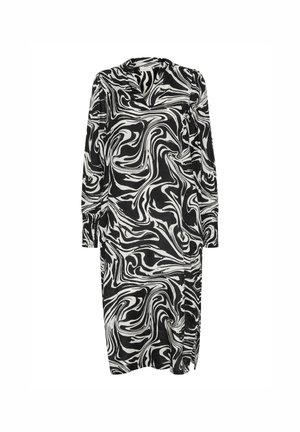 DRYLIA - Day dress - black white graphic paint