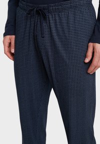 Schiesser SCHLAFHOSE LANG - Bas de pyjama - blue
