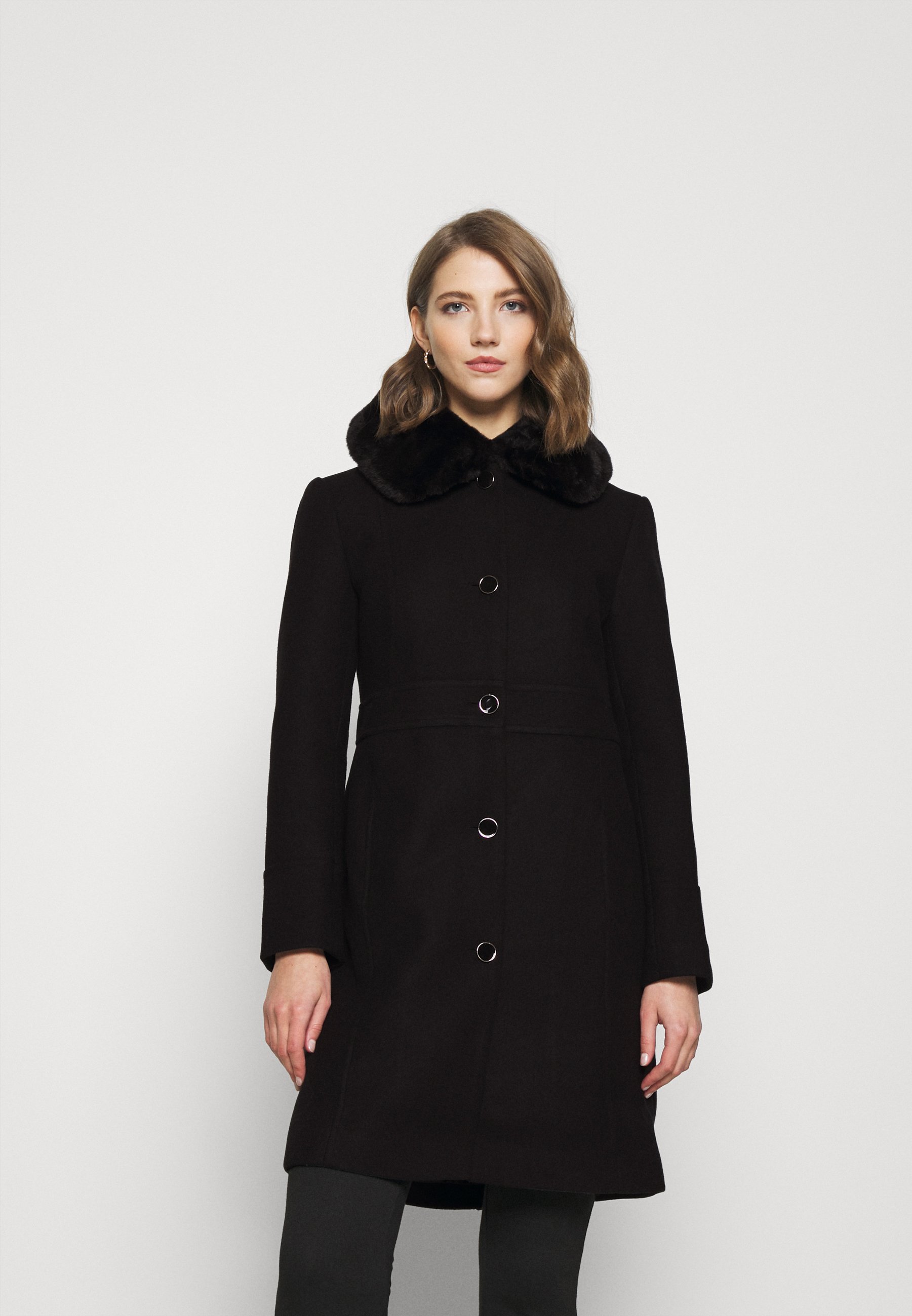 Forever New LINDA DOLLY Mantel blackZwart Zalando.nl Zalando Essentials Curvy Kasjmier kopen bij ZALANDO
