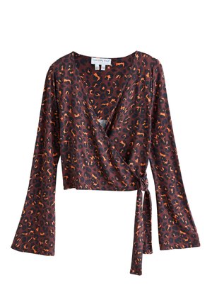 Never Fully Dressed REGULAR FIT  - Langarmshirt - burgundy leopard
