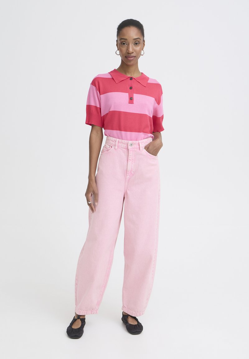 ICHI IHAVENA PA - Relaxed fit jeans - cameo pink/mottled pink