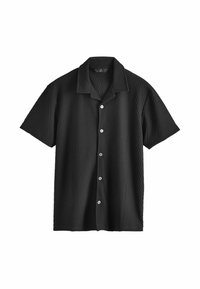 Next - TEXTURED SHORT SLEEVE - Shirt - black engineered Thumbnail Image 1