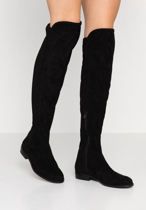 Over-the-knee boots - black