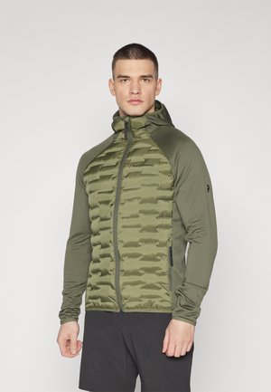 Peak Performance ARGON HYBRID HOOD - Lauko striukė - pine needle