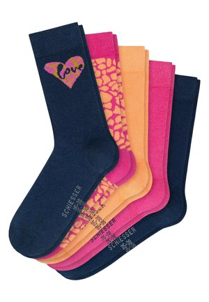 5 PACK - Socks - blau pink orange