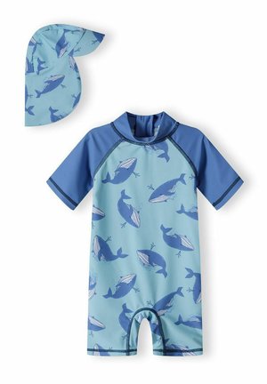 RASH SHORT SLEEVE ALL-IN-ONE   - Kopalke - light blue blue