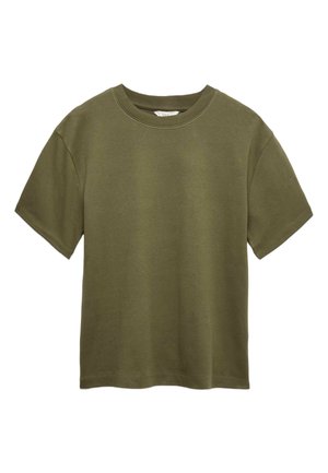 Marks & Spencer, PURE CREW NECK - T-shirt basique - khaki