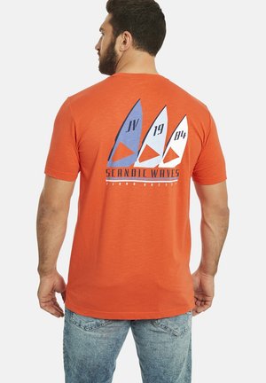 GARMANN - Print T-shirt - orange