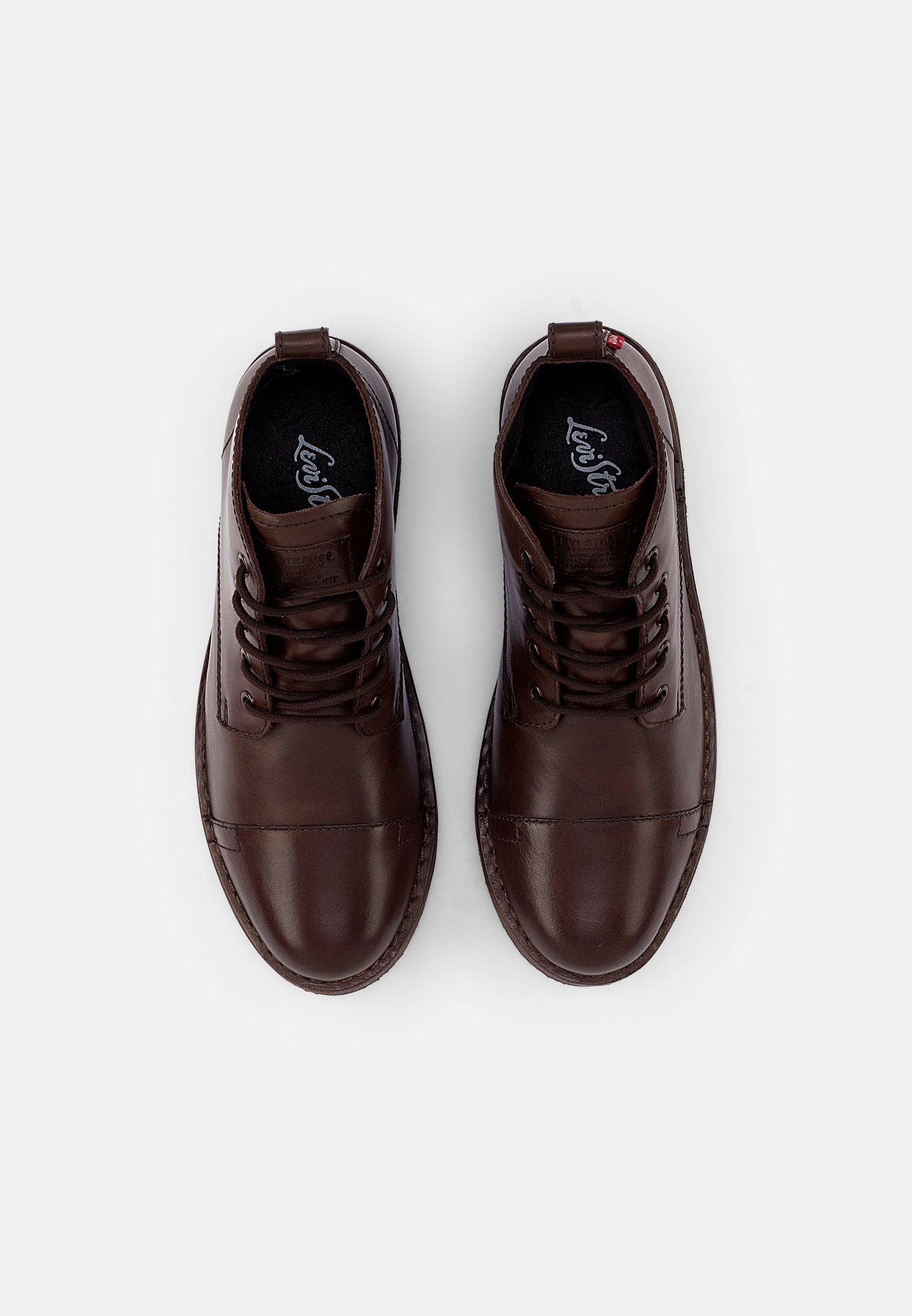Levi's® TRACK - Stivaletti stringati - dark brown/marrone - Zalando.it