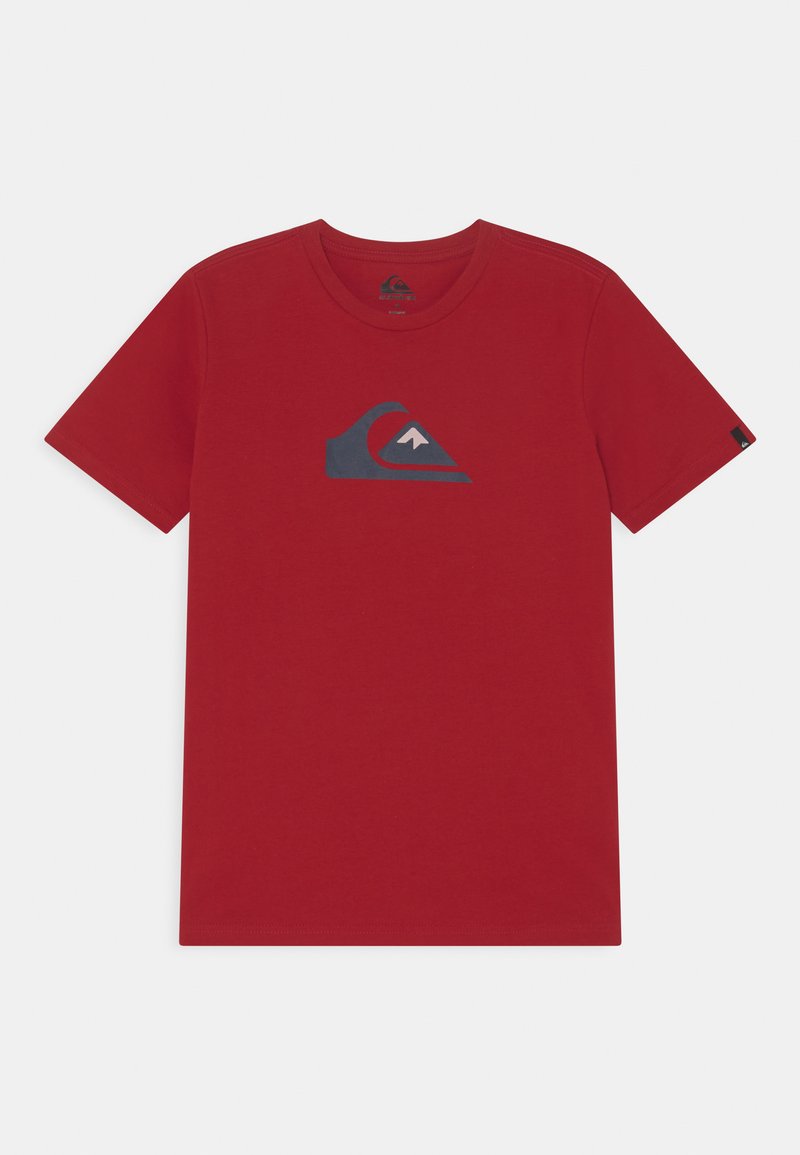 Quiksilver COMP LOGO TEE - T-shirt estampada - chili pepper