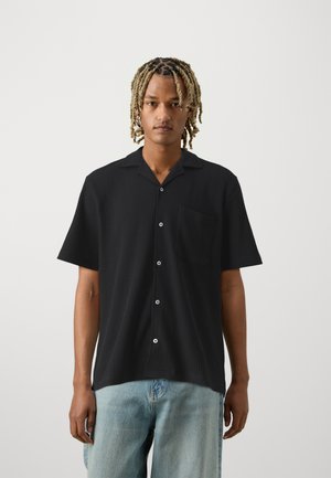 SLHBOXY CASPER SHIRT - Vapaa-ajan kauluspaita - black