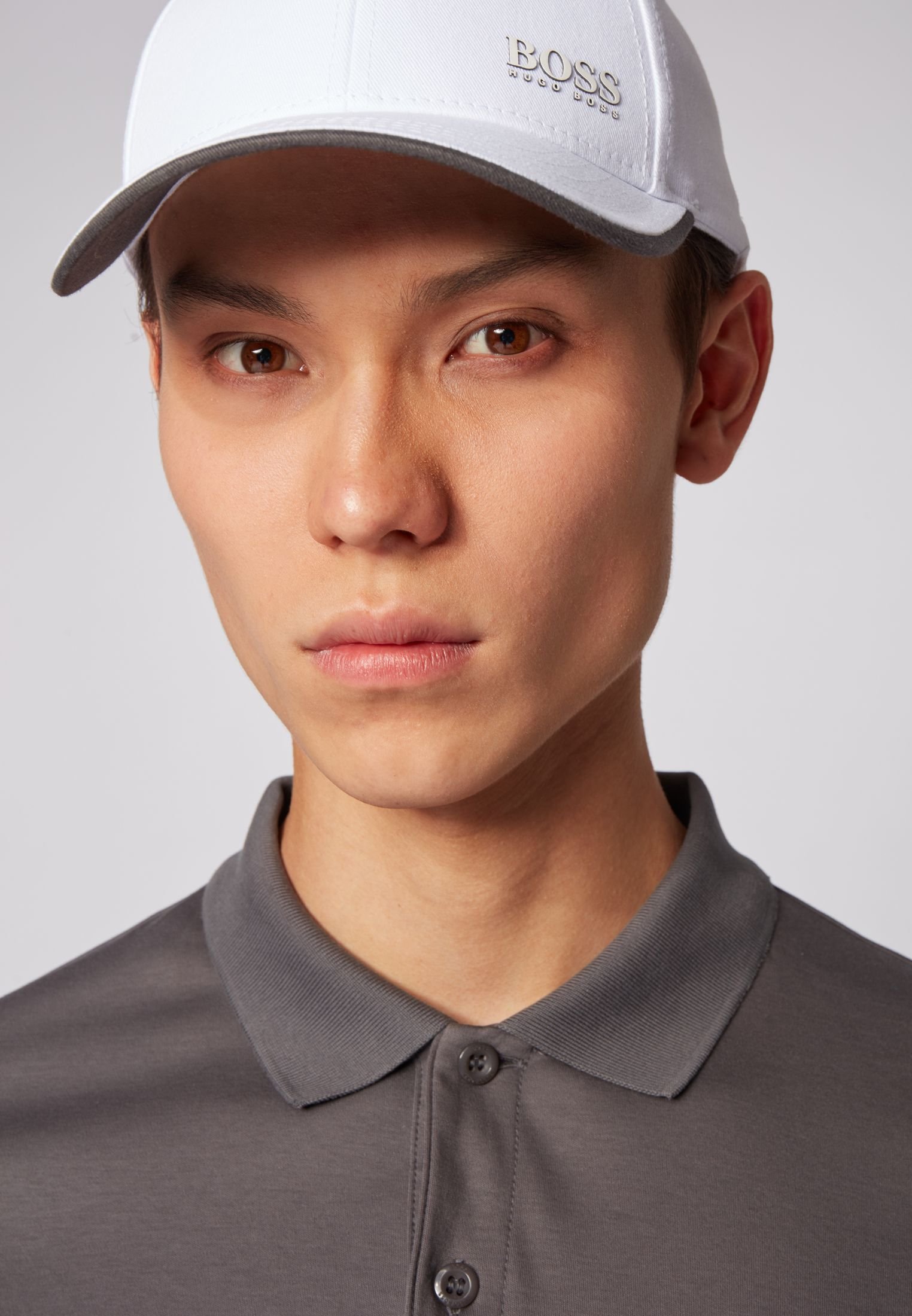 white boss hat
