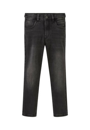 TOM TAILOR MATT - Jeans Slim Fit - clean mid stone black denim