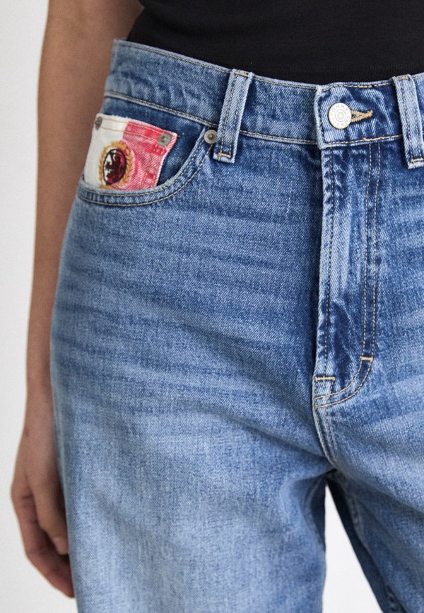 CLAIRE  - Wide Leg - denim medium4