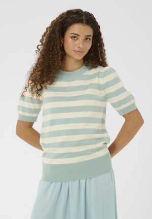 BLOCK STRIPE - T-shirts print - ether seedpearl block stripe