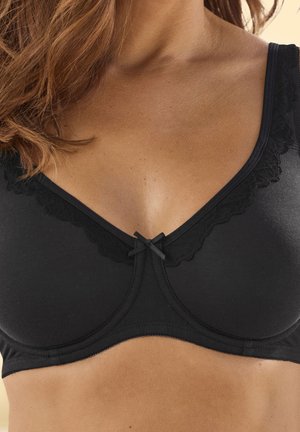 LASCANA, LASCANA MINIMIZER-BH PACK OF 2 - Underwired bra - weiß schwarz