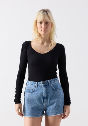 American Vintage MASSACHUSETTS - Majica z dolgimi rokavi - noir