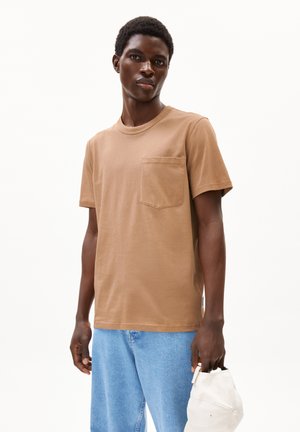 ARMEDANGELS MAARKOS  - T-Shirt basic - pale umber