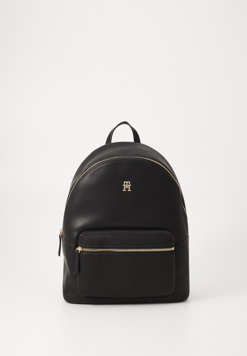 Tommy Hilfiger Black Backpack with Gold Accents Tommy Hilfiger Daily Backpack Mono Black | Queens main image 4
