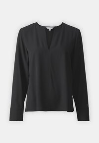Tommy Hilfiger REGULAR V NECK BLOUSE - Bluse - black