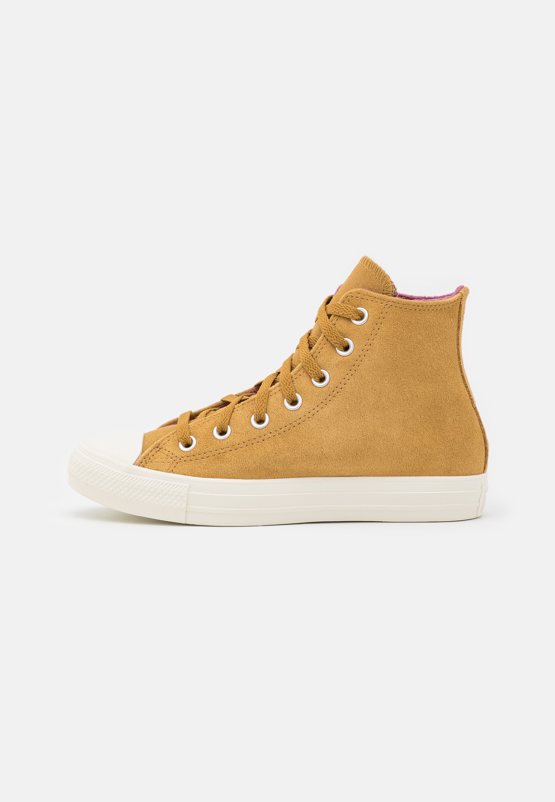 wheat converse high tops