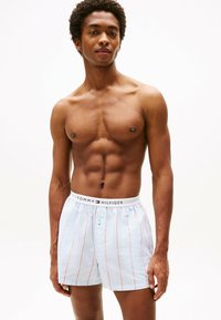 Tommy Hilfiger - POPLIN  - Pyjama bottoms - block stripe sweet blue Thumbnail Image 1
