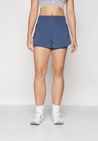 Under Armour VANISH - Kratke hlače 2-u-1 - downpour gray