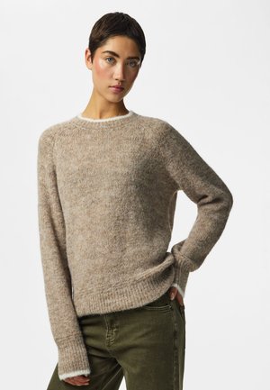Pieces, PCIVY - Jersey de punto - greige