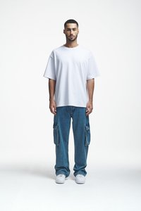 2Y Studios BELUN BAGGY - Túlméretezett farmernadrág - blue
