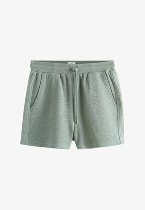 Next, REGULAR FIT - TEXTURED SHORTS . - Tracksuit bottoms - teal blue