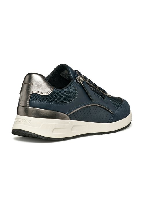 Geox Dames D Amabel B Sneakers, Dk Jeans Navy, 41 EU
