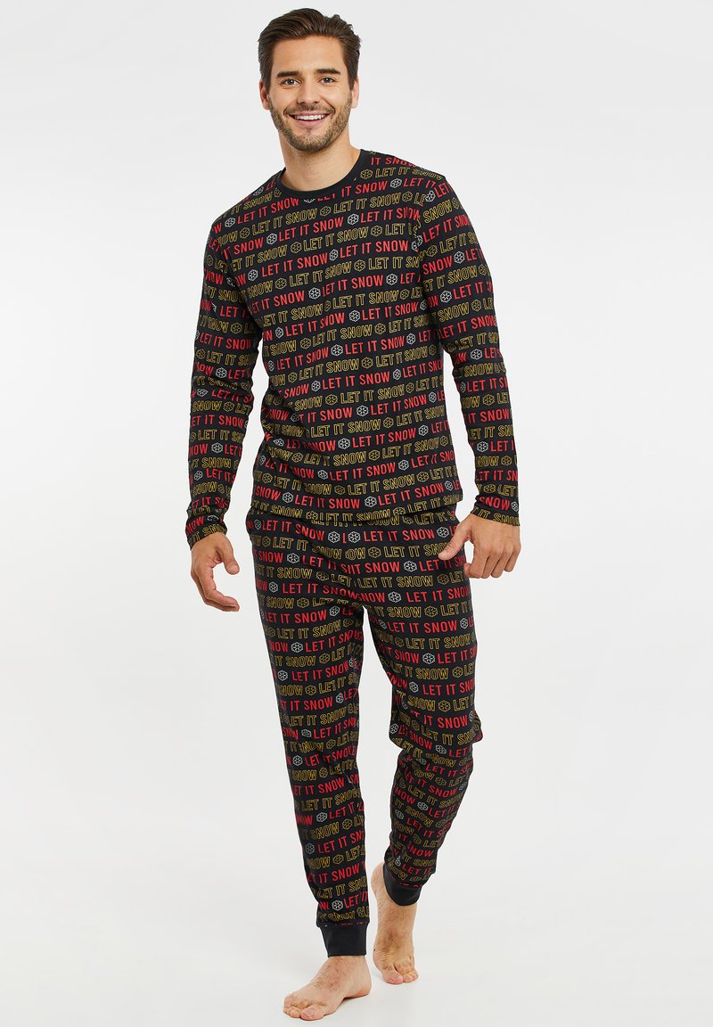 Threadbare XMAS LET IT SNOW Nachtwäsche Set black/schwarz Zalando.de