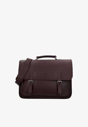 Gusti Leder, ELMAR - Attachetasker - walnut