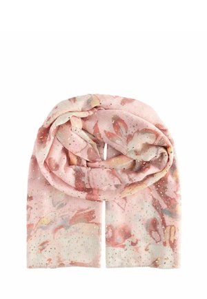 LIGHTWEIGHT - Scarf - pink marble with gold foil