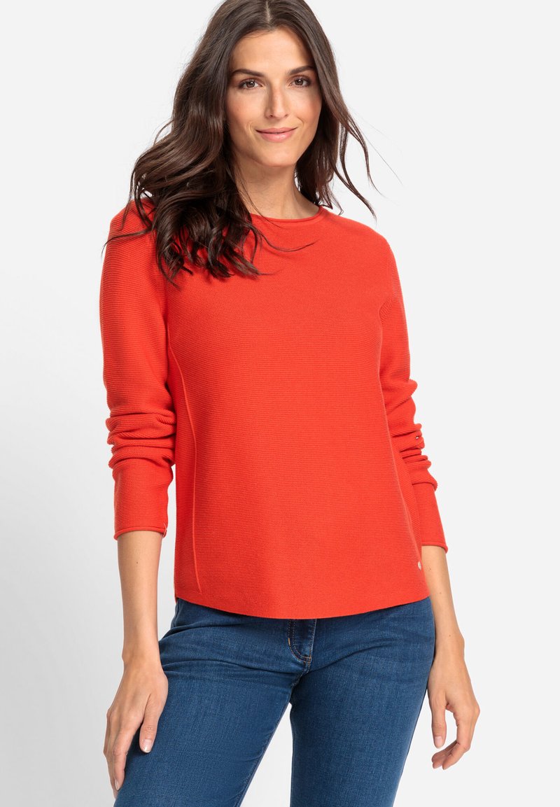 Olsen Strickpullover - orange