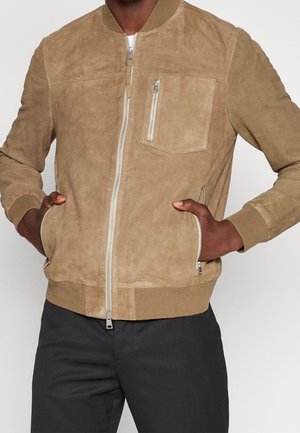 Leren jas - green