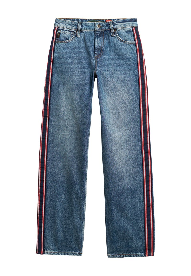 Superdry & Co Straight leg jeans donkerblauw Superdry & Co Straight leg jeans donkerblauw