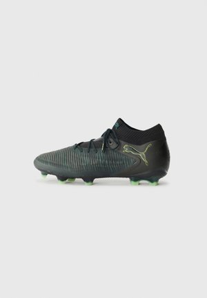 FUTURE 8 ULTIMATE FG - Football boots firm ground - black/fizzy light/green terrain
