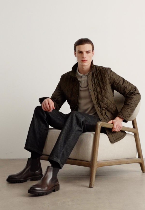 CHELSEA QUILTED JACKET - Light jacket - olive4