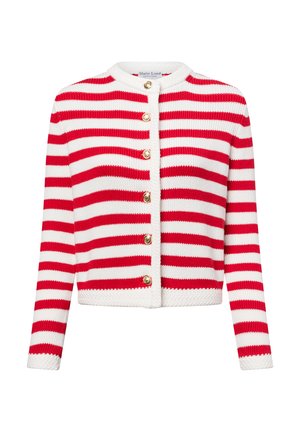 Cardigan - rot weiß
