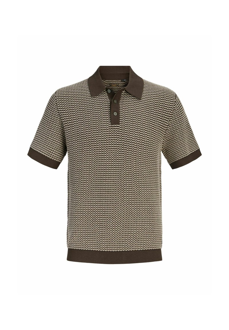 Jack & Jones Knitted Knitted - Polo - turkish coffee/marrone scuro ...