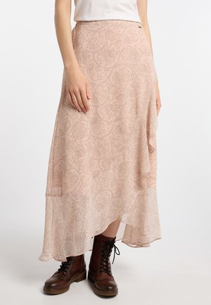 DreiMaster IKITA - Wrap skirt - rosa mehrfarbig