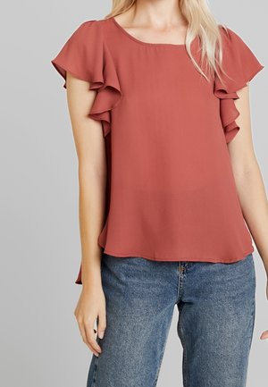 Blouse - dark red