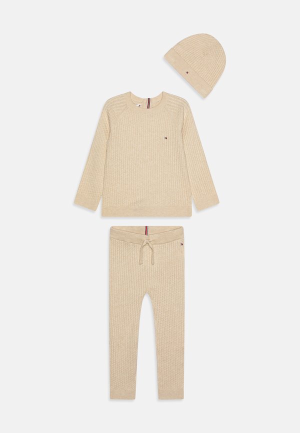 CABLE GIFTBOX UNISEX SET - Mütze - classic beige melange