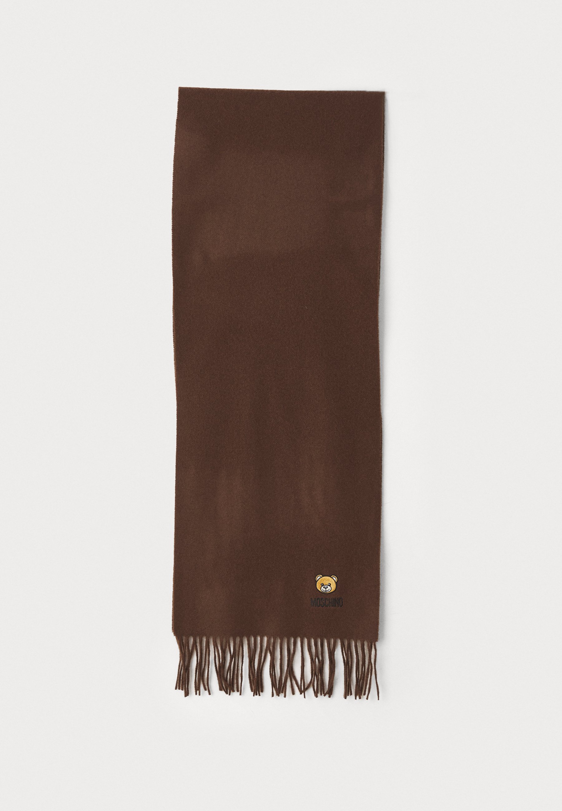 MOSCHINO WINTER SCARF 30X180 UNISEX Sciarpa brown/marrone