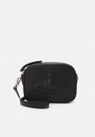 Vivienne Westwood ANNA CAMERA BAG UNISEX - Sac bandoulière - black