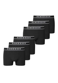 Schiesser 6-PACK - Boxerkalsong - schwarz