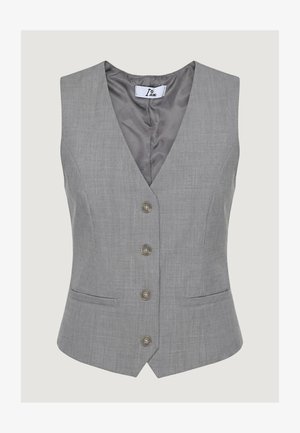 I AM, GILET BOTTONI 95105 - Chaleco - grey